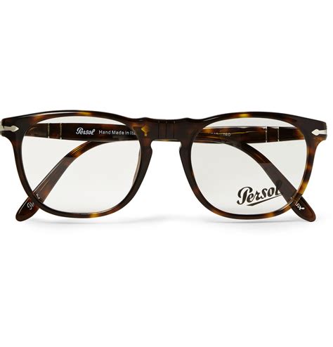 Lyst - Persol D-Frame Acetate Optical Glasses in Brown for Men