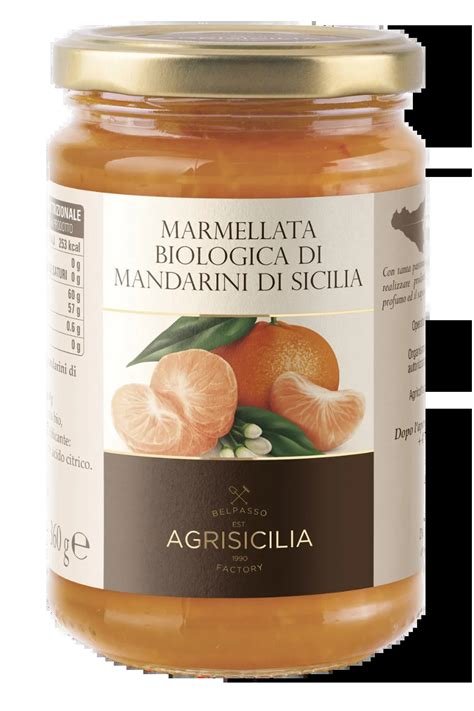 Marmellata Biologica Di Mandarini Di Sicilia Agrisicilia