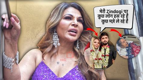 Rakhi Sawant Starts Crying After Talking About People Making Fun Of Her