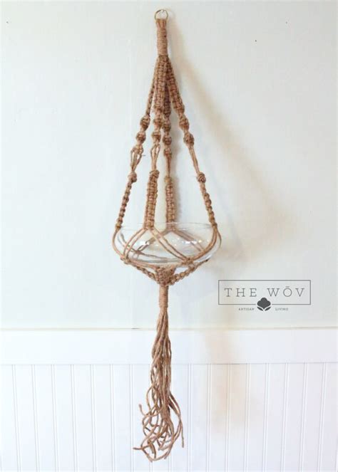 Items similar to Handmade Jute Twine Macrame Plant Hanger on Etsy