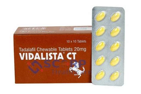 Vidalista CT 20mg Tablets At Rs 100 Stripe Cialis In Mumbai ID