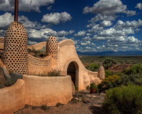 Part Of An Earthship House Taos New Mexico Travel New Mexico Taos