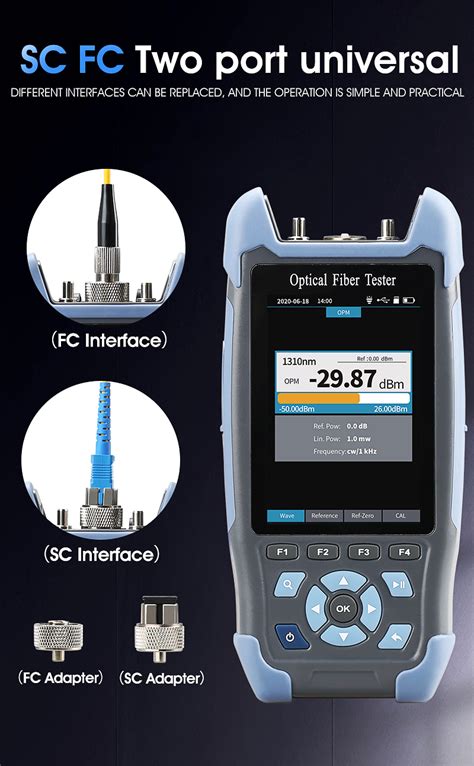 Aua A Handheld Mini Otdr Optical Time Domain Reflectometer