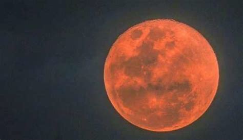 In Puglia Compare Un Enorme Luna Rossa Lo Spettacolo Astronomico