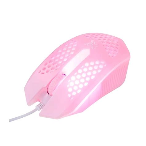 Mouse Geek Pro Series Fio USB 2 0 Rosa LED Maxprint