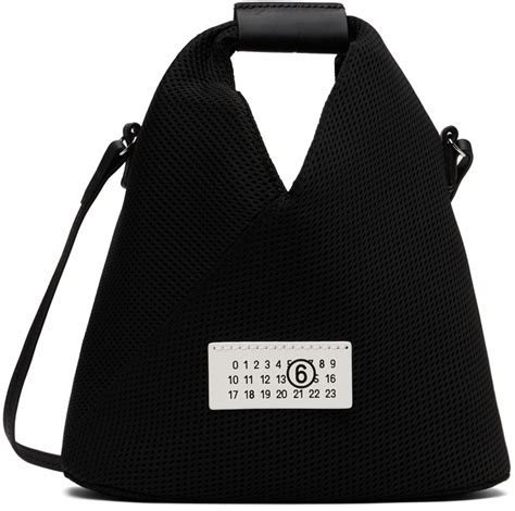 Mm Maison Margiela Black Triangle Classic Crossbody Bag Mm Maison