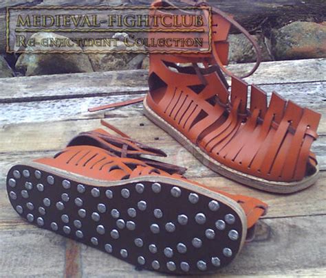 Ancient Roman Caligae Sandals With Hobnails