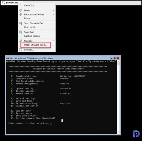 How To Install Vmware Tools On Windows Server Core Vm
