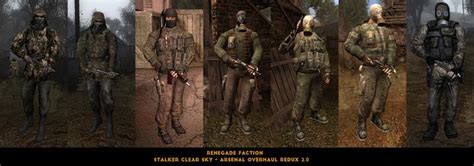 Npcs Renegades 20 Image Arsenal Overhaul Redux 237 Clear Sky Mod