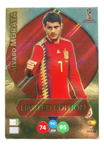 Carta Alvaro Morata Mundial Rusia 2018 Limited Edition Cuotas Sin