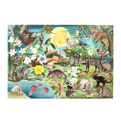 Love of Nocturnal Life - 100 Piece Jigsaw Puzzle by eeBoo | Puzzle