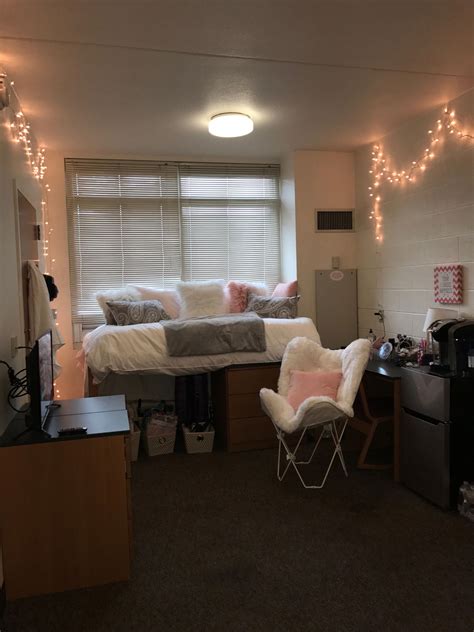 Pink Grey And White Dorm Room Ideas Park Sheila