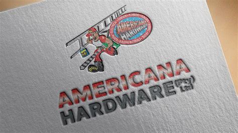 Americana Hardware Logo Redraw Bunnypants Graphic And Web Design