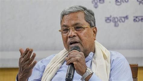 Chief Minister Siddaramaiah Says People Living In Karnataka Should Learn Kannada ‘no Language