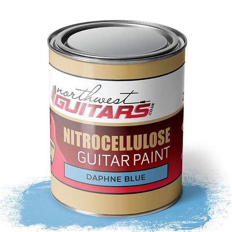 Daphne Blue Nitrocellulose Guitar Paint Lacquer 250ml Reverb