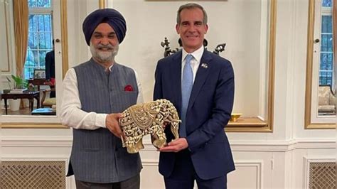 Indian envoy to US Sandhu discusses deepening the bilateral partnership ...