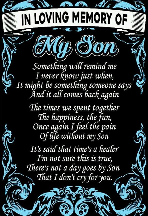 Wesley ♡ Grief Quotes Grieving Mother Son Quotes