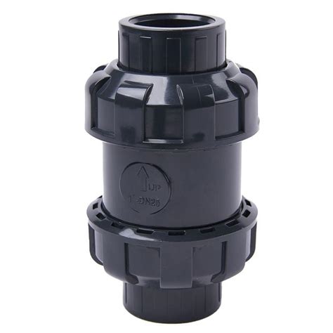 Water Manual Ball UPVC Double Union Check Valve China PVC Pipe