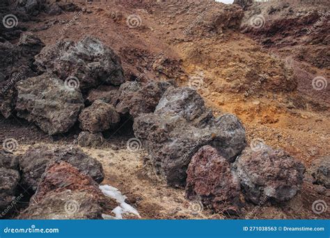 Volcanic Pumice Near an Ancient Volcano in Buryatia Stock Image - Image ...