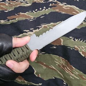 Naked Snake Big Boss CQC Knife Metal Gear Solid Snake Eater Delta D File Etsy