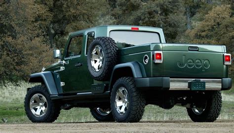 Visual Comparison Between The 2020 Jeep Gladiator And The 2005 Jeep Gladiator Concept Pictures ...