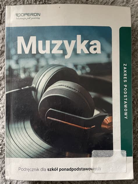 Podręcznik do muzyki szkoła średnia Bolechowice Kup teraz na