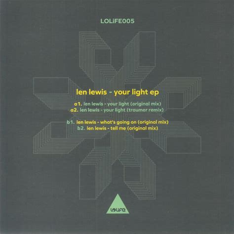 Len Lewis Your Light Ep Vinyl At Juno Records