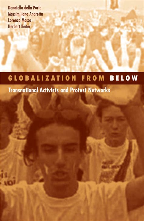 Pdf Globalization From Below Transnational Activists And Protest Network