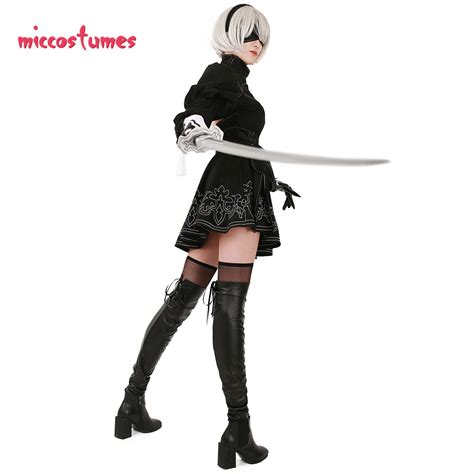 Nier Automata Yorha No2 Type B 2b Cosplay Costume