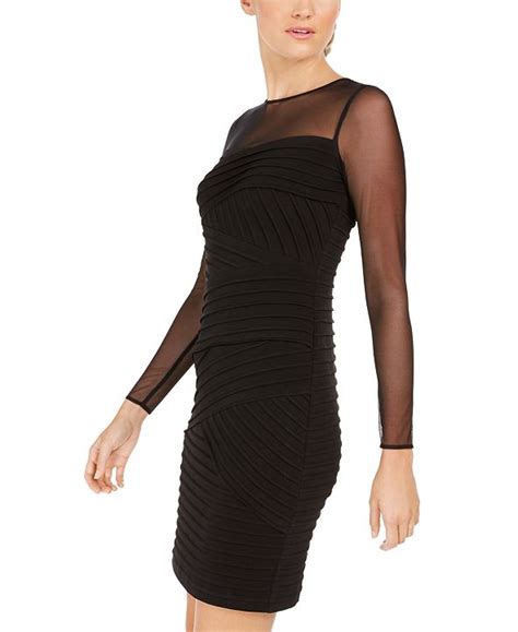 Calvin Klein Illusion Detail Sheath Dress And Reviews Dresses Women