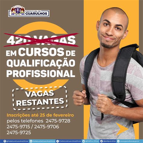 Cursos De Qualifica O Profissional T M Vagas Abertas Em Guarulhos