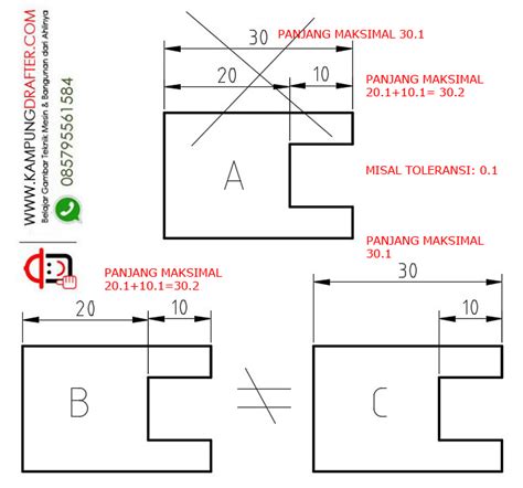 Cara Memberi Dimensi Dan Toleransi Pada Gambar Teknik Mesin