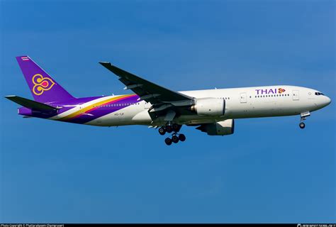 HS TJF Thai Airways International Boeing 777 2D7 Photo By Phattarakasem