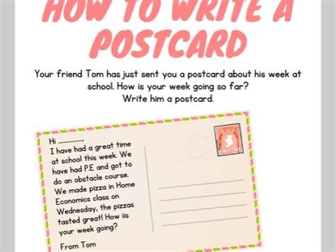 How To Address An Envelope How To Write A Postcard Teaching Resources