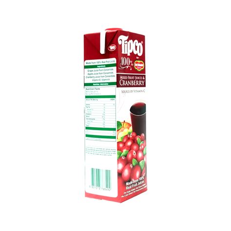 Del Monte Tipco Mixed Fruit And Cranberry Juice 1l Biggrocer