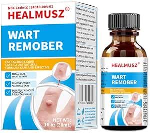 Amazon HEALMUSZ Fast Action Liquid Wart Remover Natural Formula