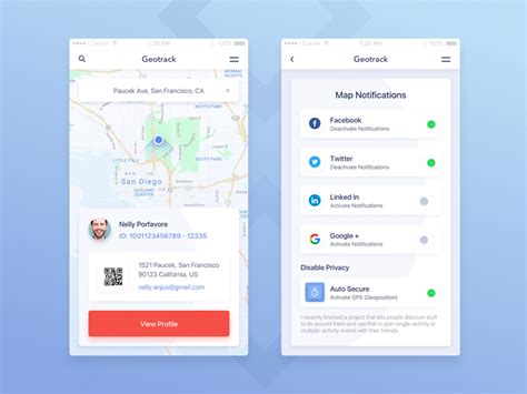 Map Screen Design Of Geolocation Based Mobile App By Serhii Pykin On Dribbble