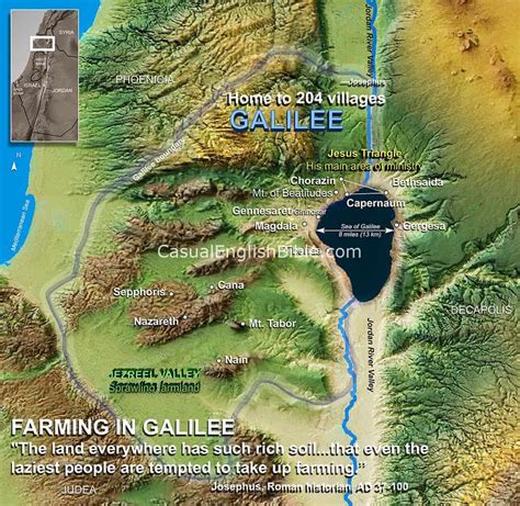 List Pictures Map Of Sea Of Galilee In Jesus Time Completed