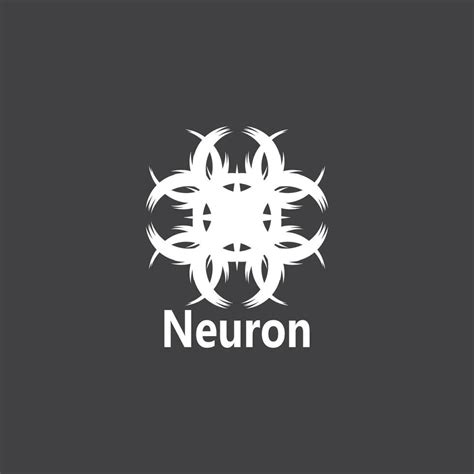 neurona logo y símbolo vector modelo 27196449 Vector en Vecteezy