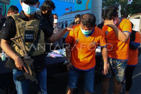 Kasus Peredaran Narkotika Di Surabaya Antara Foto