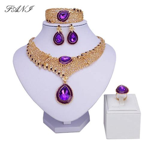 Fani Fashion African Jewelry Sets Women Costume Nigerian Wedding