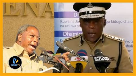 IGP WAMBURA AMVAA DKT SLAA MSITUJARIBU KWA MAANDAMANO ATOA UJUMBE