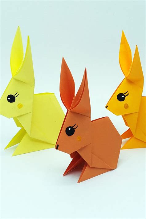 How To Make Paper Rabbit Origami Rabbit Tutorial Tissue Paper