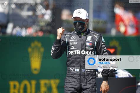 Valtteri Bottas Mercedes F1 W11 EQ Performance Celebrates After