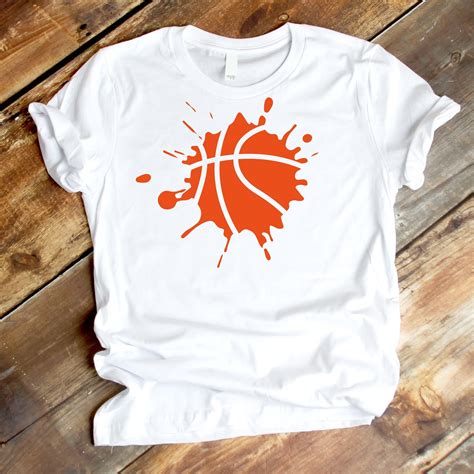 Baloncesto Svg Svg Dxf Descarga Digital Splatter Etsy