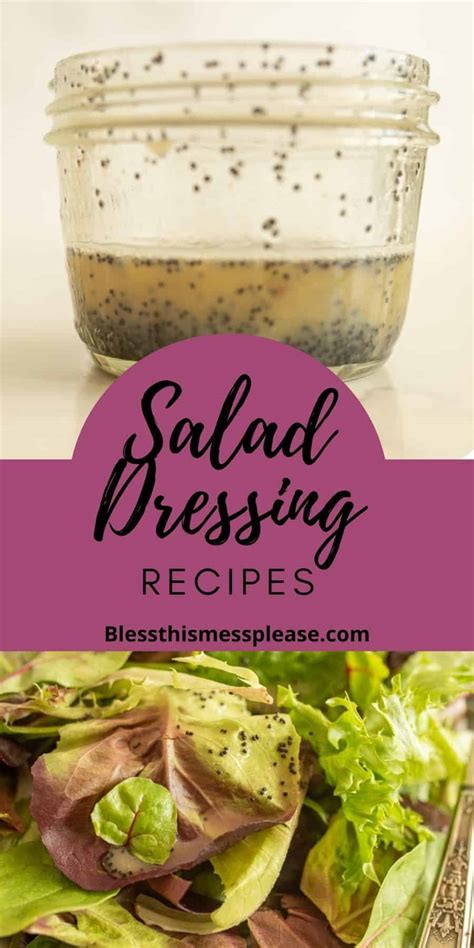 How To Make Homemade Salad Dressing 9 Easy Recipes — Bless This Mess