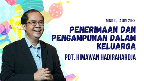 Ibadah Gbi Bethel Kelapa Gading Penerimaan Pengampunan Dalam