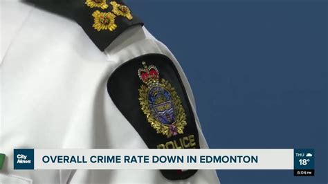 Crime rate down overall in Edmonton