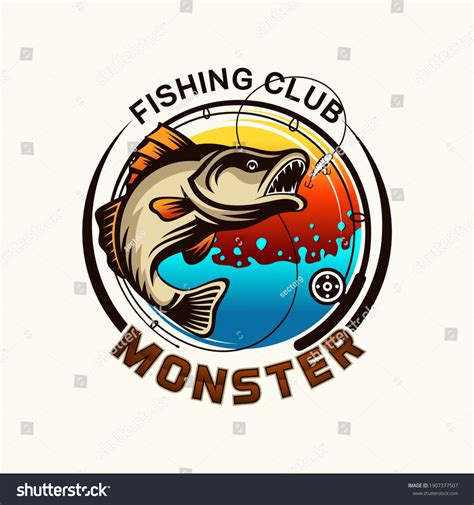 Club Badge Vector PNG Images, Vector Of Fishing Club Logo, 51% OFF