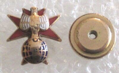 Antique K Gold Knights Of Columbus Fourth Degree Member Pin K Of C